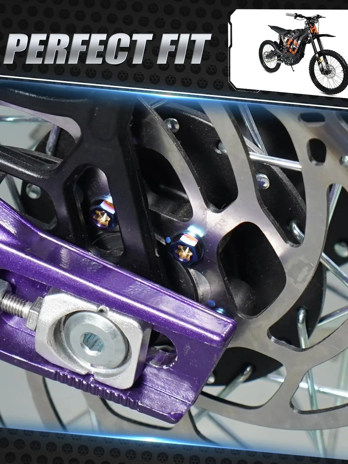 AliExpress NICECNC For Surron Electric Bike M6 Rear Brake Disc Pad Screws Kit For 2025 2024 2023 Sur-Ron Light Bee X S L1E Segway X160 X260