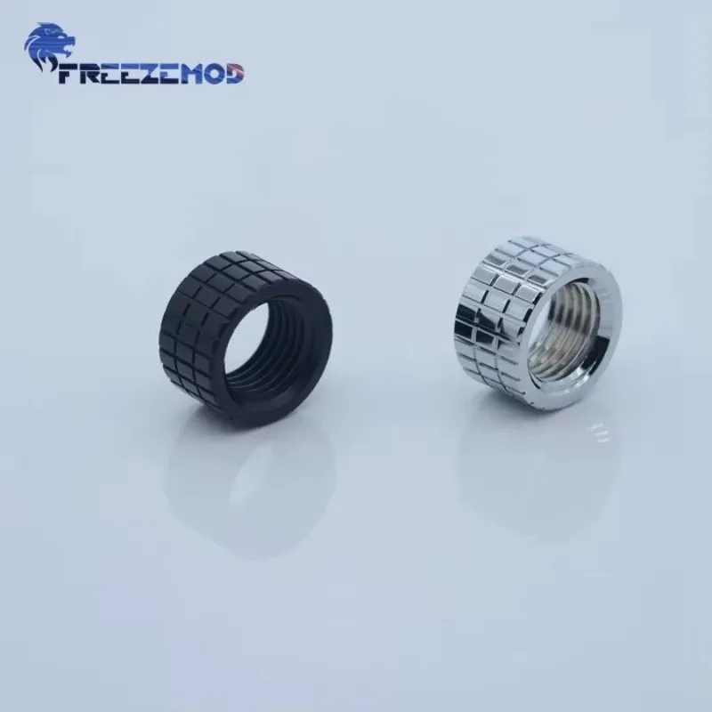FREEZEMOD copper female to female 10mm thread extender G1/4'' compute pc water cooler fitting inner Hexagonal fixed. BYCZT-C10