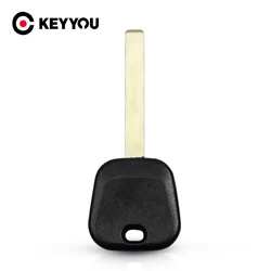 KEYYOU 10pcs Transponder Car Key Shell For Chevrolet Cruze Buick Key Blanks Case Cover With Uncut HU100 Blade No Chip