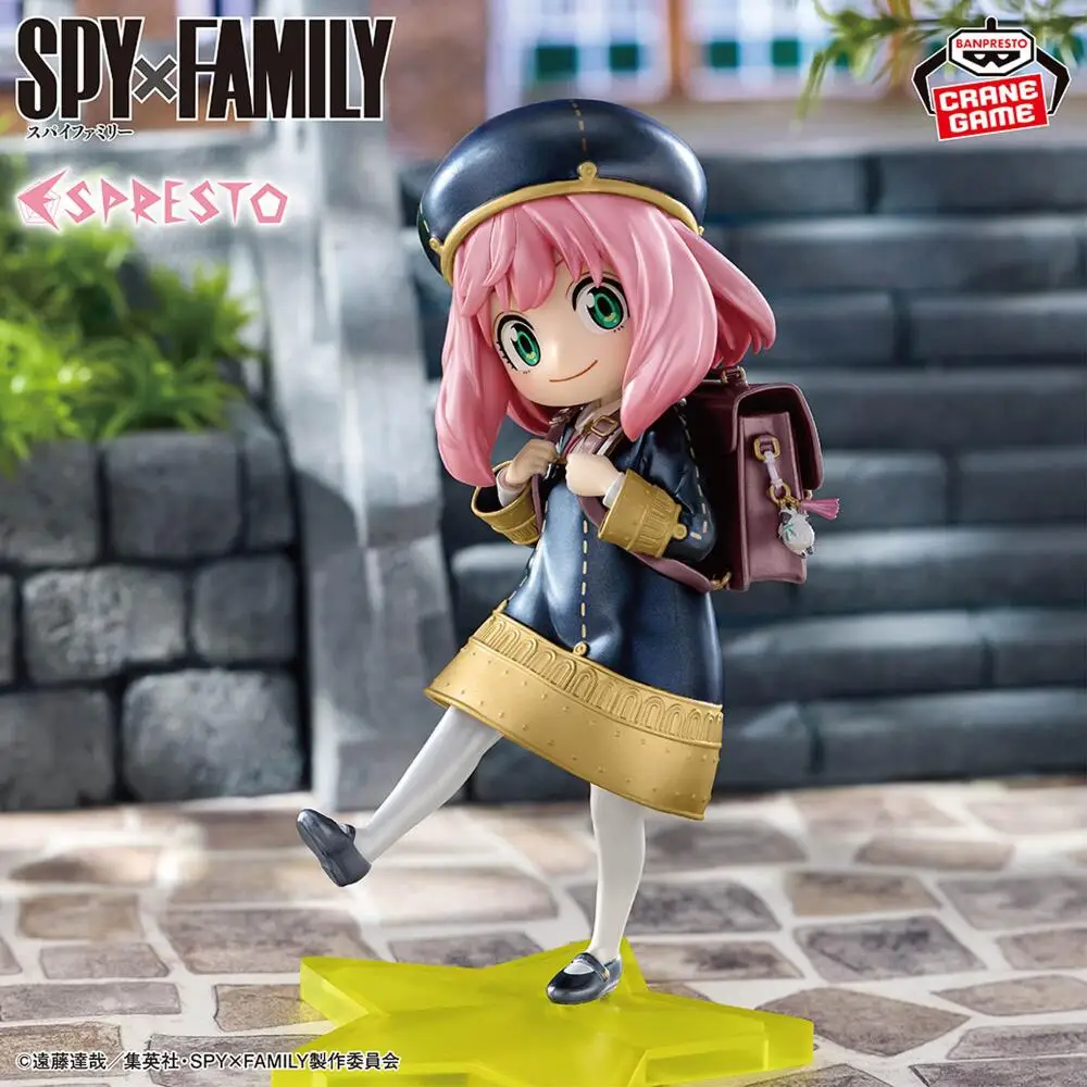 

Officially Licensed BANPRESTO ESPRESTO School style Anya Forger Figure Anime SPY FAMILY Model Toy
