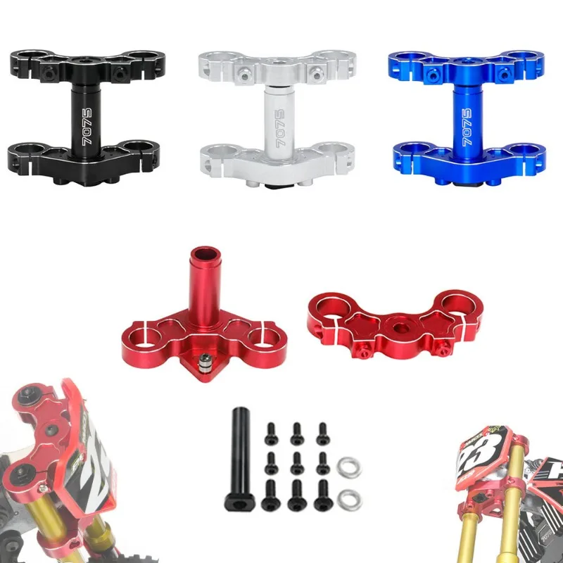 Upgraded Accessories Electric Motorcycle Front Suspension Fixed Triangle Integrated 264004 for  LOSI 1/4 Promoto-MX