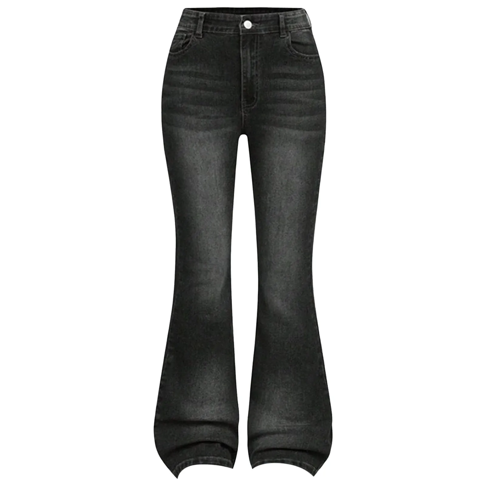 

Леггинсы для детей, расклешенные джинсы для девочек-подростков, длинные широкие джинсовые брюки-клеш, леггинсы-клеш для маленьких девочек, брюки с высокой талией