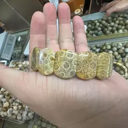 Natural Chrysanthemum Wan(A,daui)anhui(marble)Stone Beads Bracelet Gemstone Diy Jewelry Bangle For Woman For Gift Wholesale !