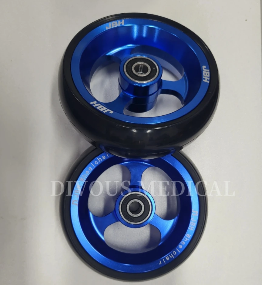 (ペア) 4 インチ前輪車椅子障害者マニュアルスポーツ車椅子アクセサリー