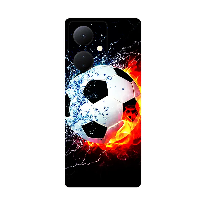 Für vivo v29 lite 5g fall fußball weiche silikon rücken taschen für vivo v29 lite telefon abdeckung vivov29lite etui v29lite fundas