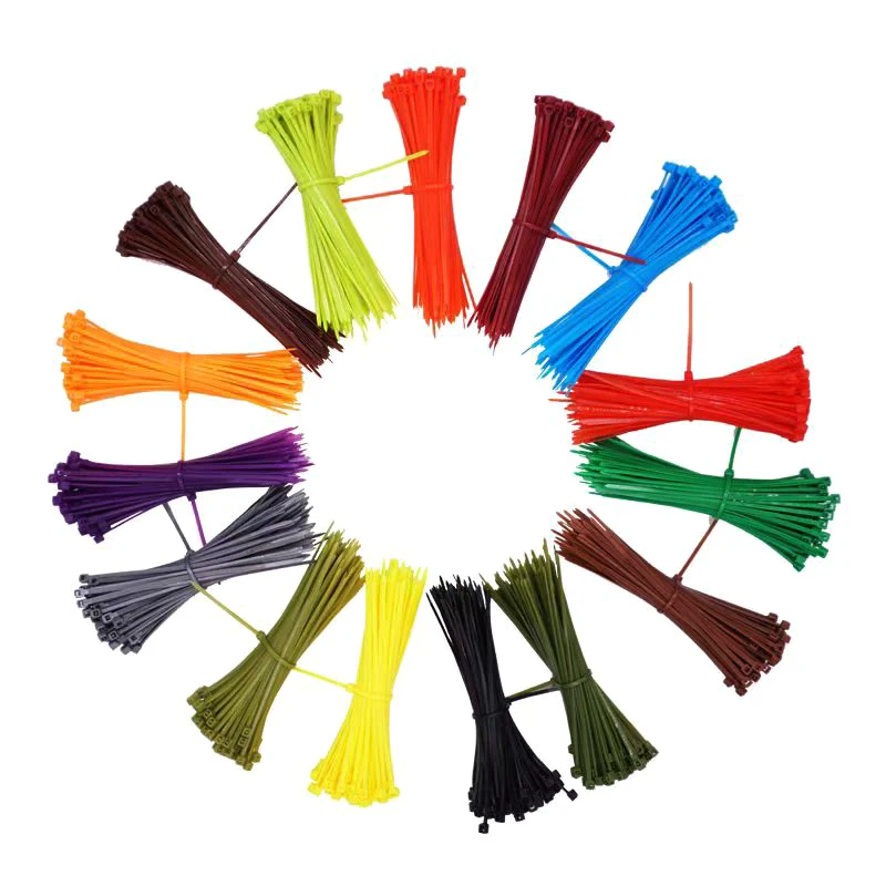 100pcs 3x100mm Nylon Cable Ties, 2.5mm Wide Self-Locking Zip Ties, Colorful Wire Management Straps for Home Office