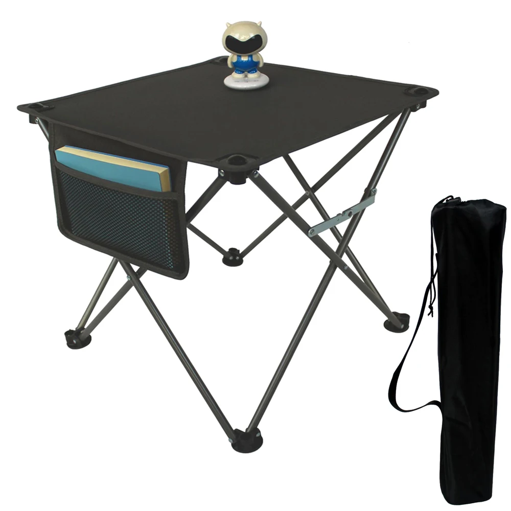 

HooRu Folding Camping Table Lightweight Portable Roll-up Fishing Beach Tables Outdoor Picnic Travel Foldable Backpacking Desk