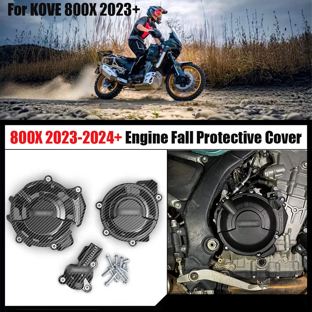 

Motorcycle Engine Protection Cover Kit For KOVE 800 X 800X RALLY 2023-2024+ Engine Fall Protective Cover