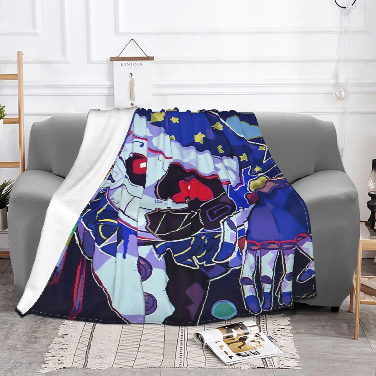 The MoonDrop Fnaf Security Breach Blankets Fleece Decoration Multifunction Ultra-Soft Throw Blanket for Bedding Car Bedspreads