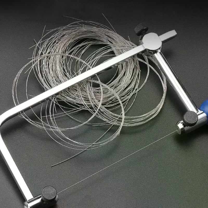 

1M Cutting Wire Saw Blades Jade Metal Ceramic Cutting Supplies Hand Saw Blade Diameter 0.1mm-0.5mm Professional Hand Tools