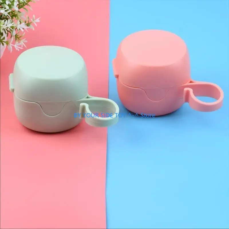 Baby Pacifier Holder Infant Portable Soother Container Box Nipple Storage Box U6XE