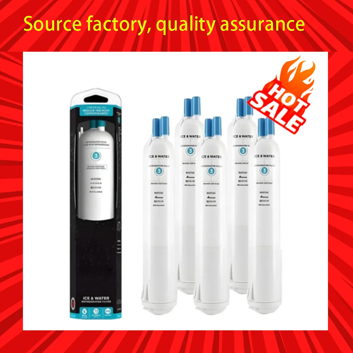 Replace Refrigerator Water Filter For EDR3RXD1 Compatible with 4396841 4396710 Filter 3 P2RFWG2 9030 9083