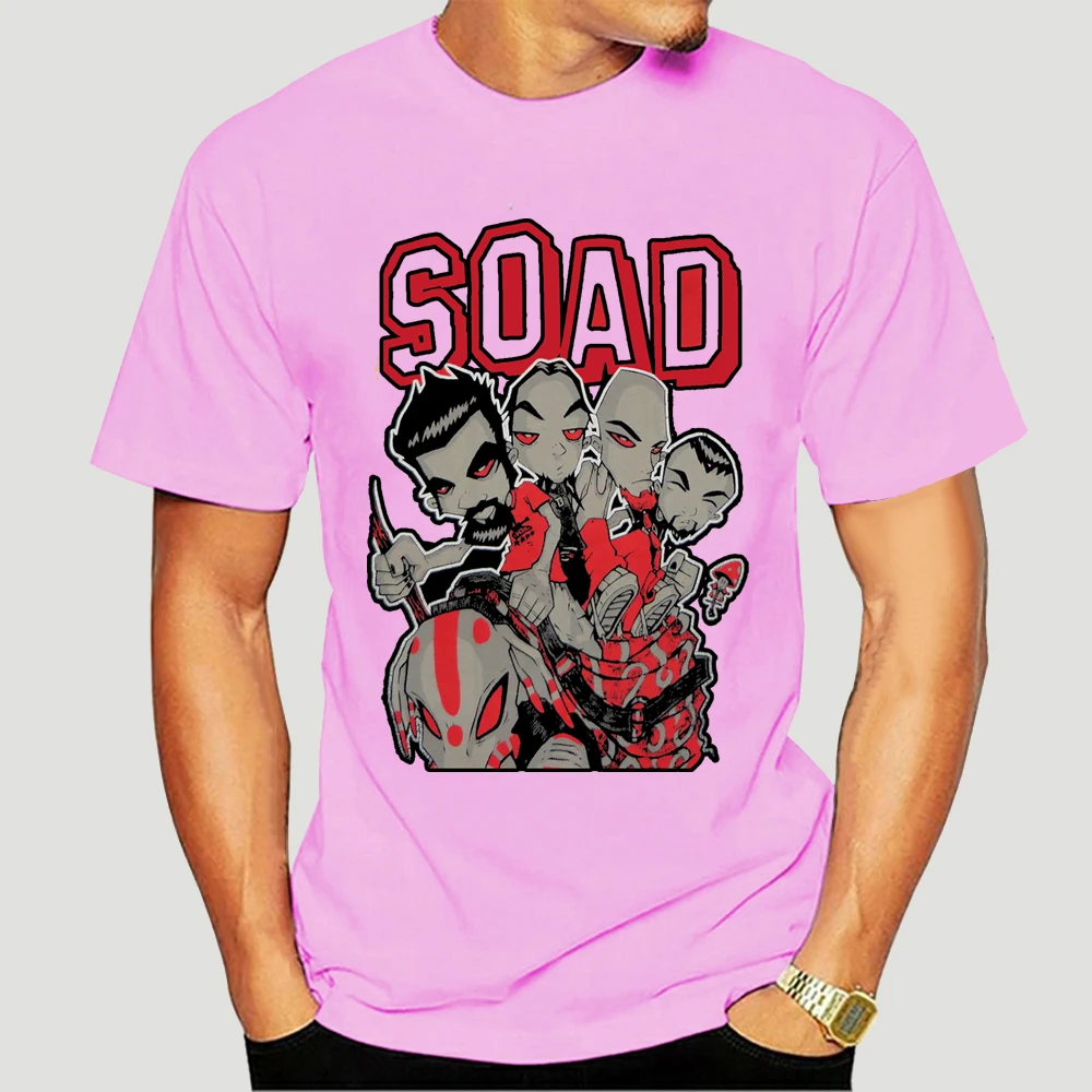 

System of A Down Bay Island Men T-Shirt Black T Shirt Men 2018 Fashion Short Sleeve Fashion Summer Printing Casual 6837X