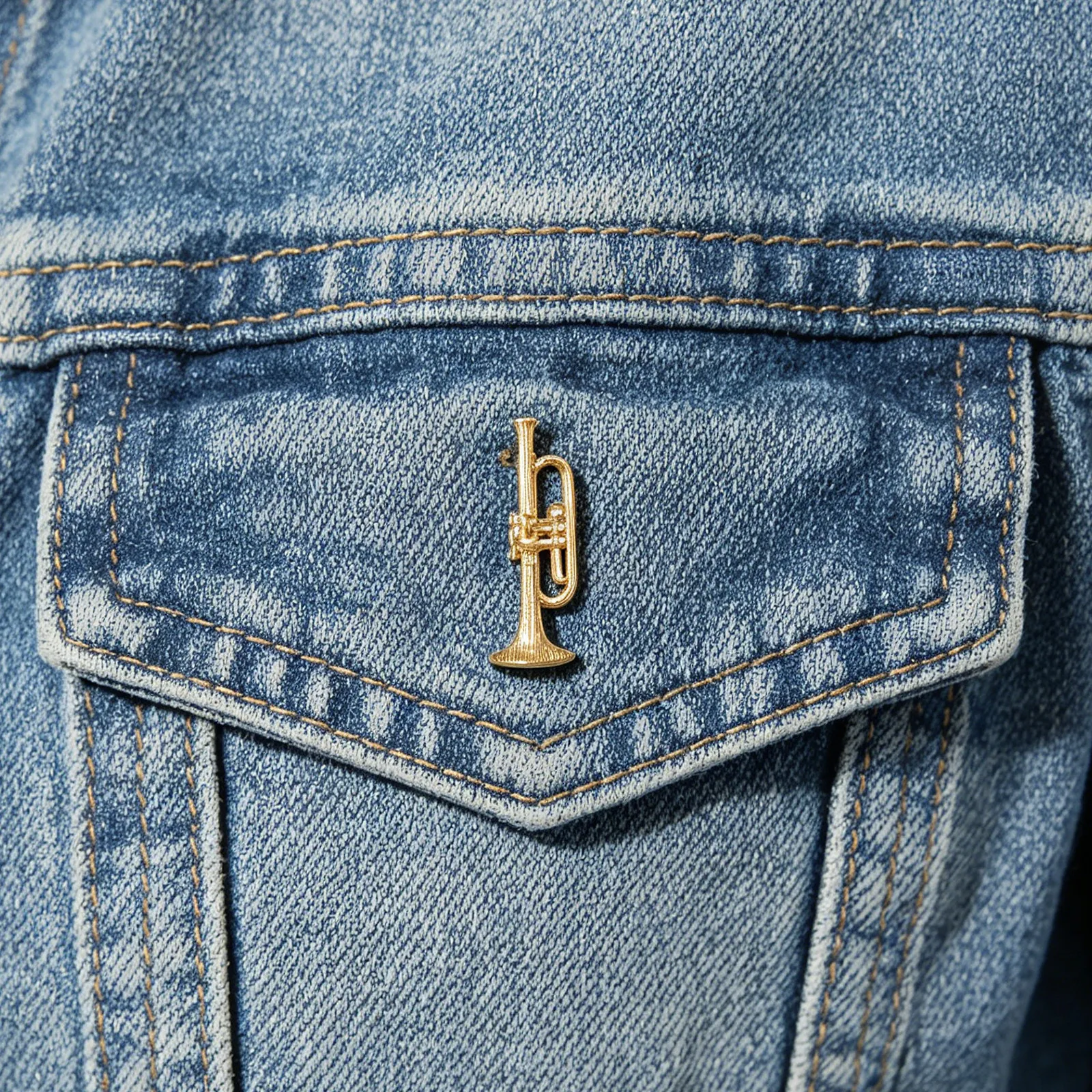 4Pcs Music Pins Alloy Brooch Set Small Instrument Lapel Pins Trumpet Flute Badge Musical Accessories Gift for Musicians