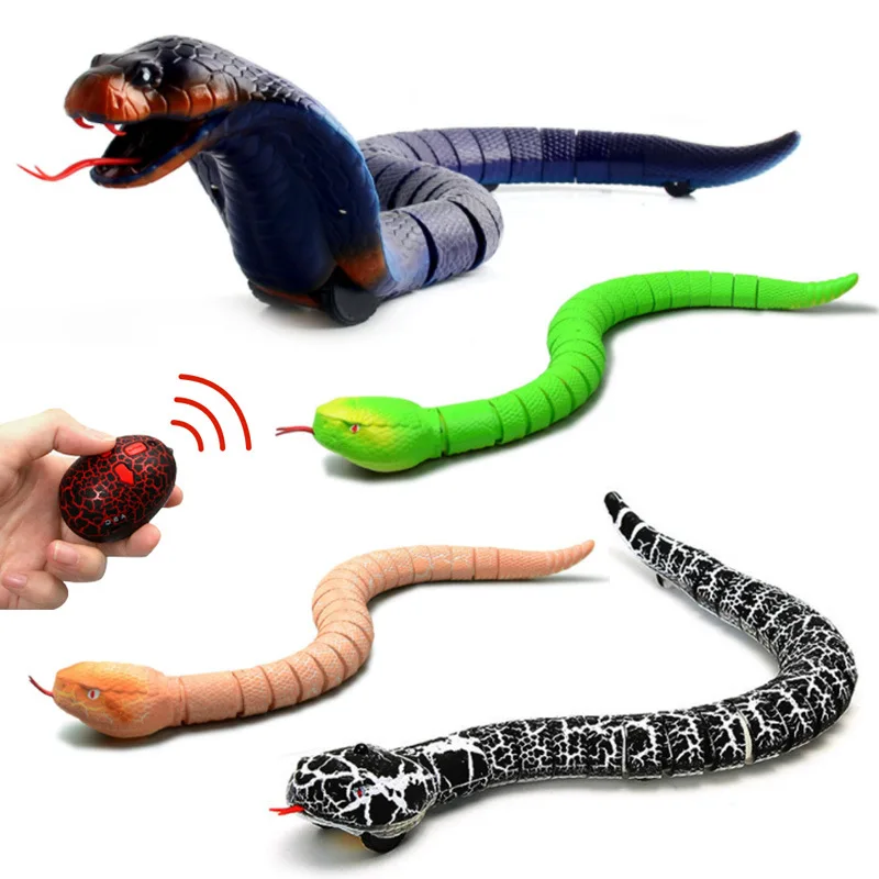 Serpenti a sonagli RC telecomandati Serpenti Trucchi di animali Giocattoli per bambini FSWOB