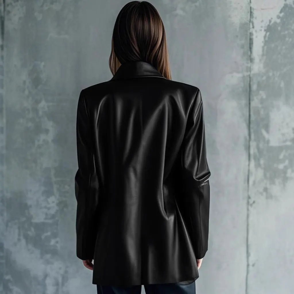 

Women's Leather Jacket Elegant High-End Versatile Casual Warm Autumn Winter European American Fashion