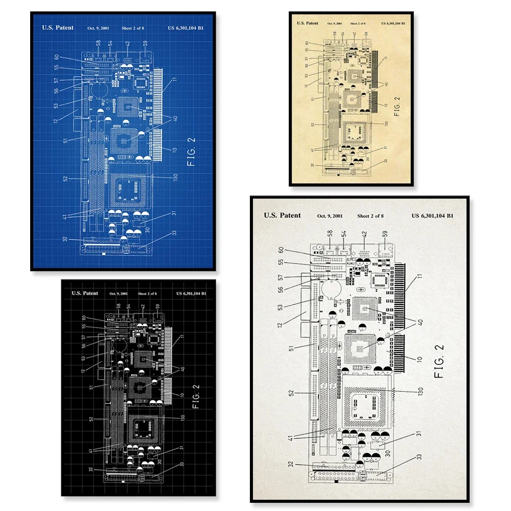 Graphics card patent printing graphics card invention computer wall art computer poster IT invention IT computer technician gift