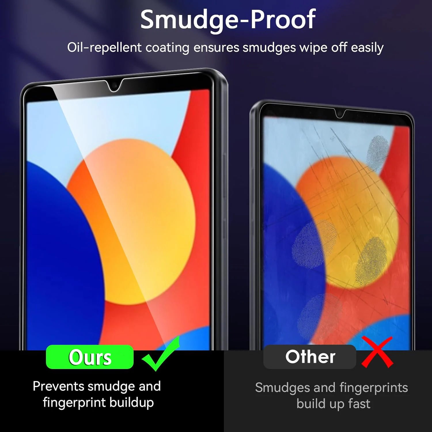 8.7inch Tablet Tempered Glass For Redmi Pad SE 8.7" (WiFi / 4G) Screen Protector HD No Bubbles Anti-Fingerprints Protective Film view 6