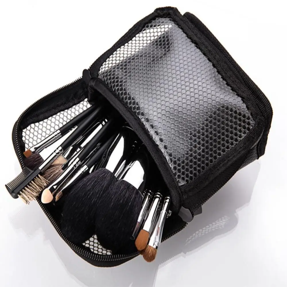 Vertical Design Makeup Brush Storage Bag Large Capacity Foldable Makeup Brush Case Dust-proof Waterproof Makeup Brush Holder