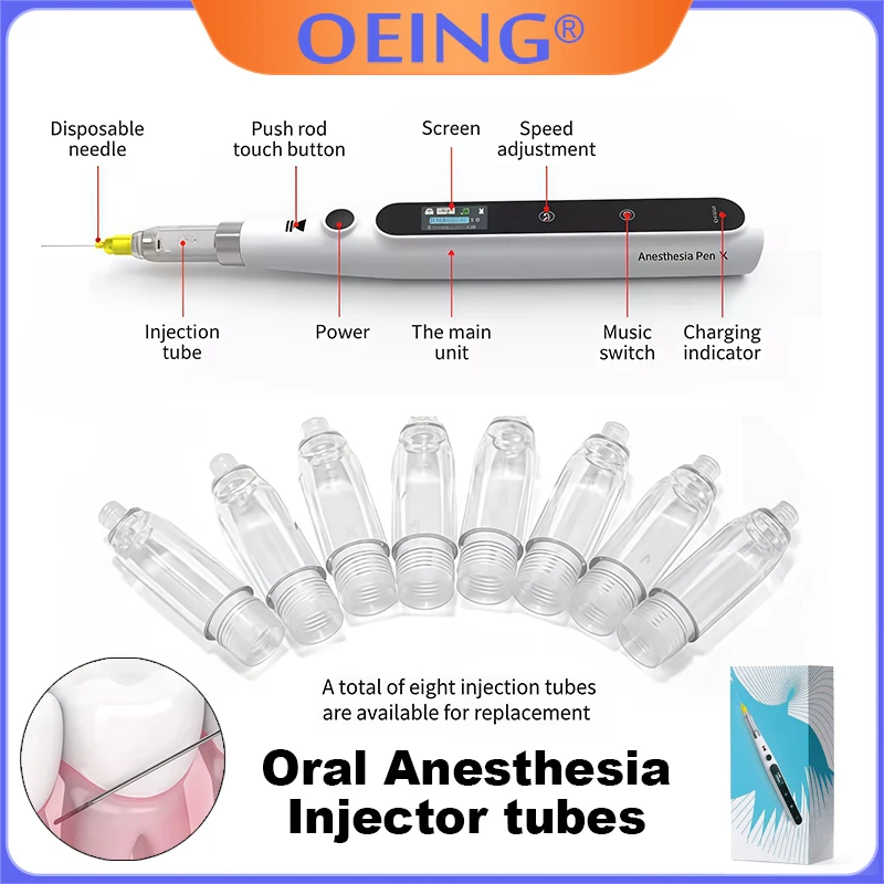 

1Set Dental Anesthesia Booster Portable Pain-Free Wireless Kit Smart Sustained-Release Technology Dental Materials