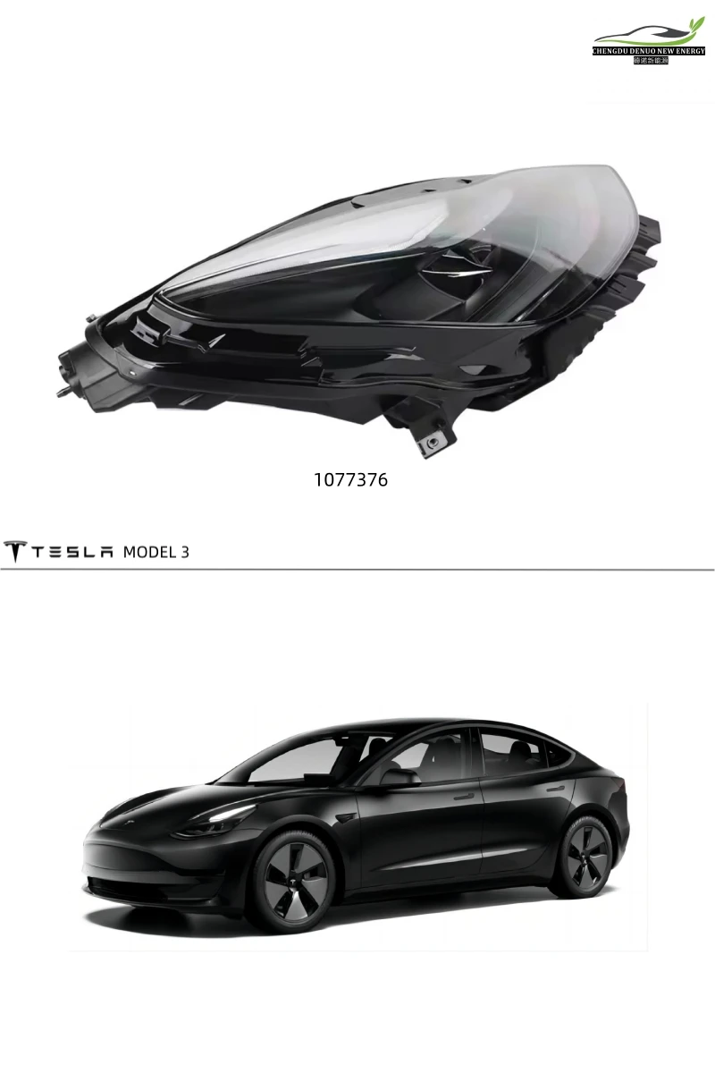 1077375 -00-C D Tesla Model 3/Y Przednie reflektory kombinowane Model 3 Reflektory wysokiej jakości