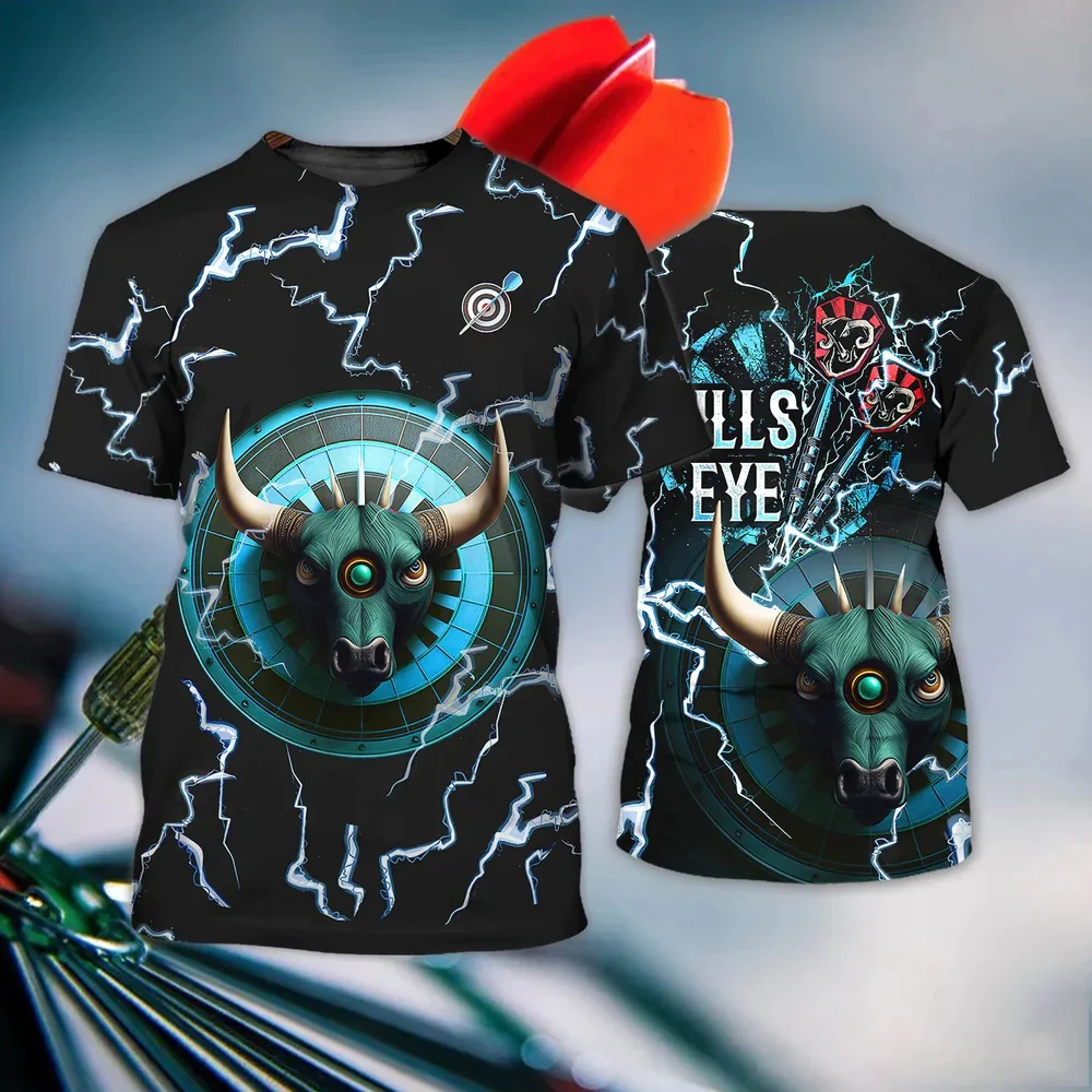 

2023 For Men's Shirts Tee Short Sleeve Tops Summer Clothing 5xl Dart Turntable Graphic T-shirt Male Streetwear O Neck Pullover
