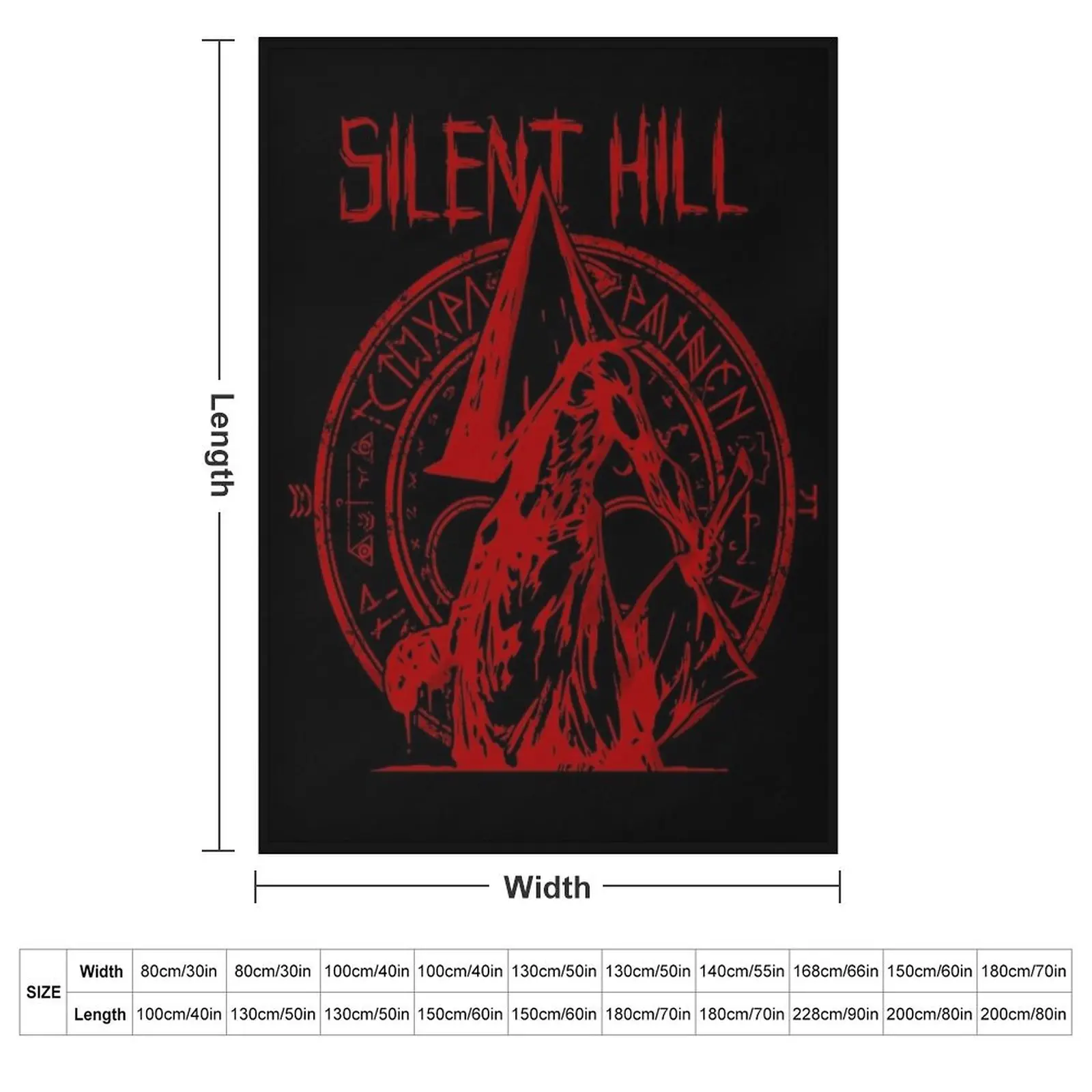 Silent Hill Pyramid Head The Order Throw Blanket Luxury St Blankets For Baby Quilt Large heavy to sleep Blankets