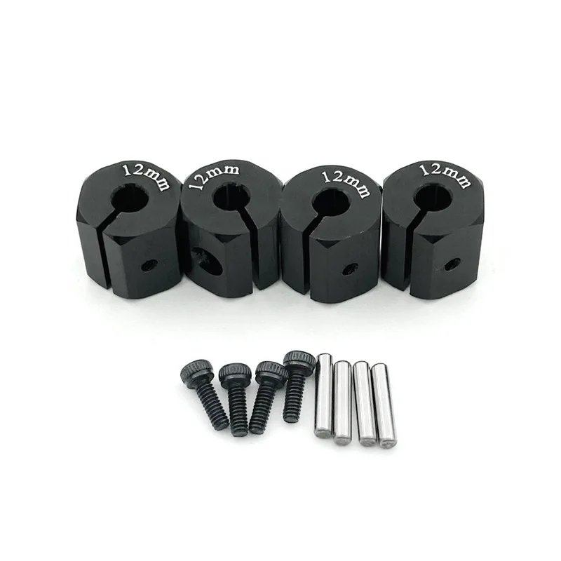 4Pcs 12MM ruota Hex Hub spessore 8mm/9mm/10mm/11mm/12mm per 1/10 RC Crawler Axial SCX10 MST 90046 RC Car Part