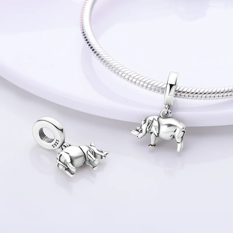 NEW 925 Sterling Silver Heart Bookbag Positioning Buckle Silver Beads Charms Fit Original Pandora Bracelet for Women DIY Jewelry