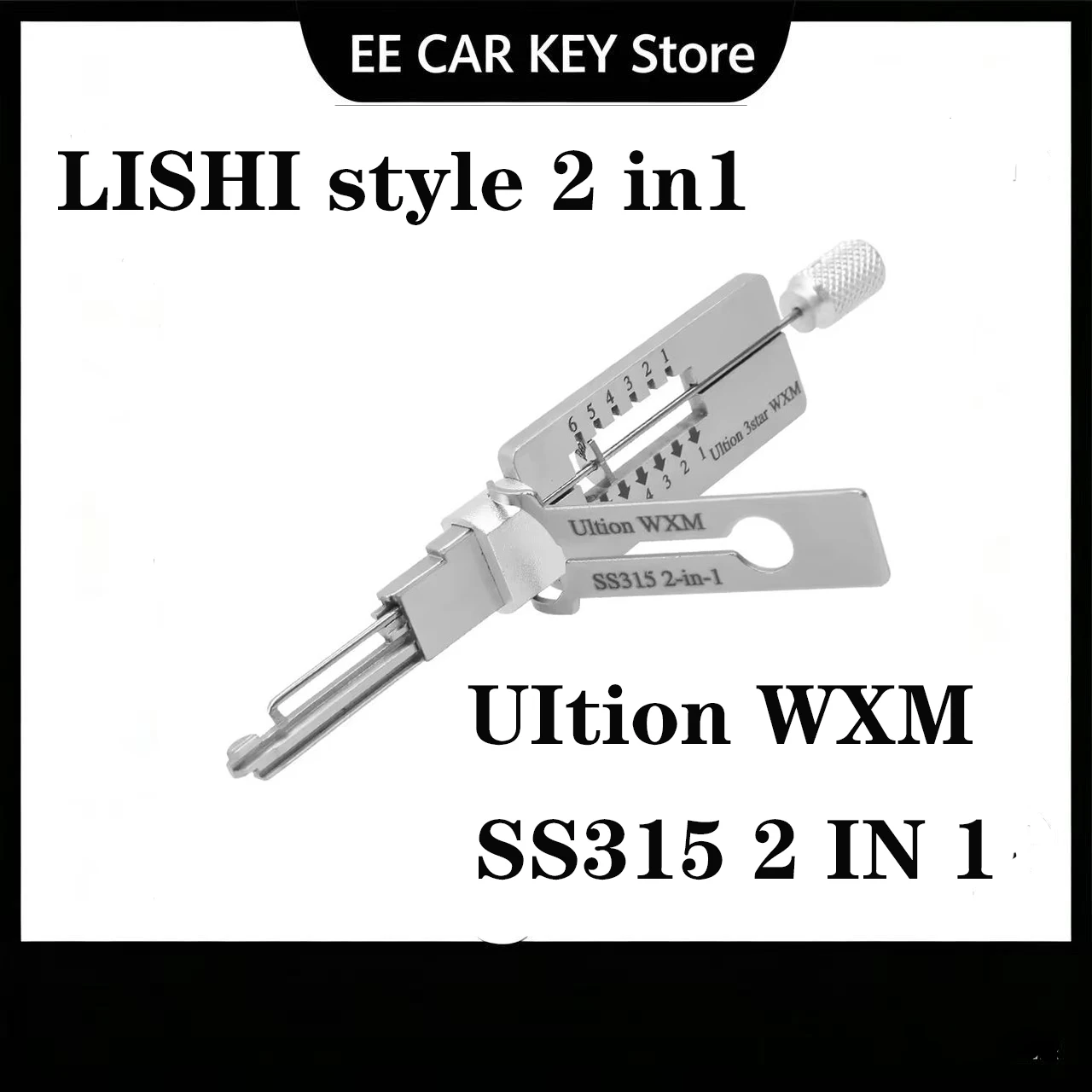 

Ultion WXM LISHI 2-in-1 High Quality Residential Professional Locksmith Supplies Repair Tools