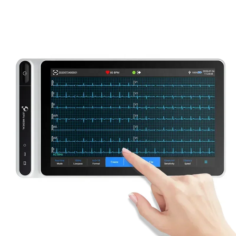 LEPU Portable EKG Machine ECG Machine with Analyzer 12 channel