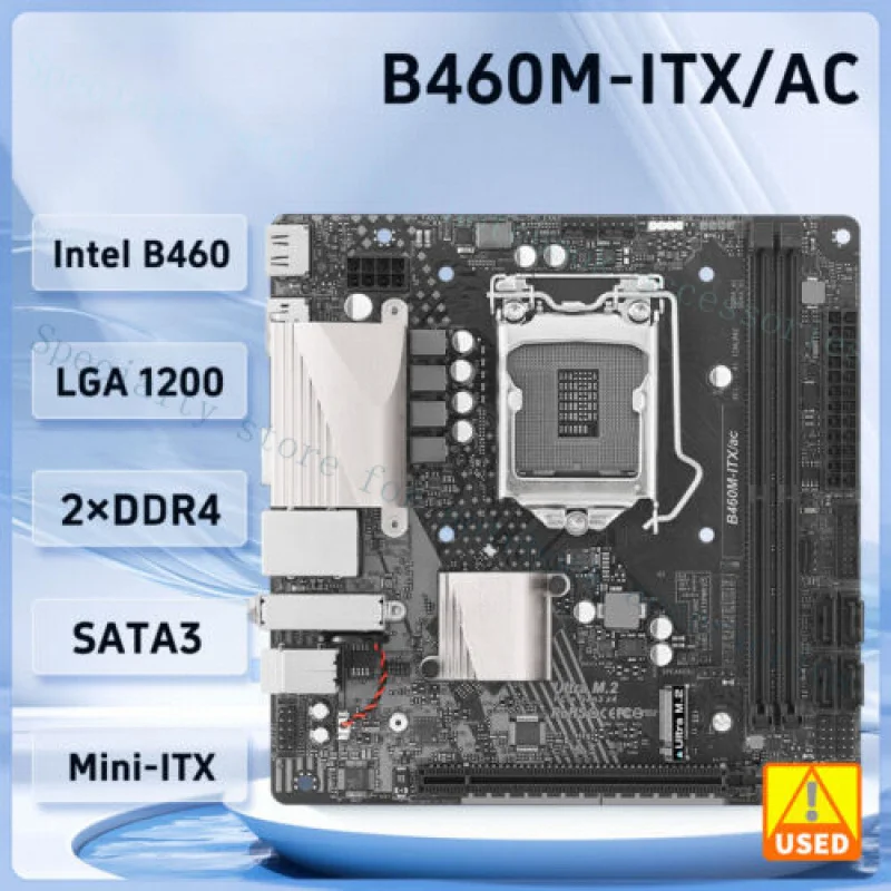 

A++For ASRock B460M-ITX/AC Motherboard LGA 1200 DDR4 Supports 10th Gen Intel