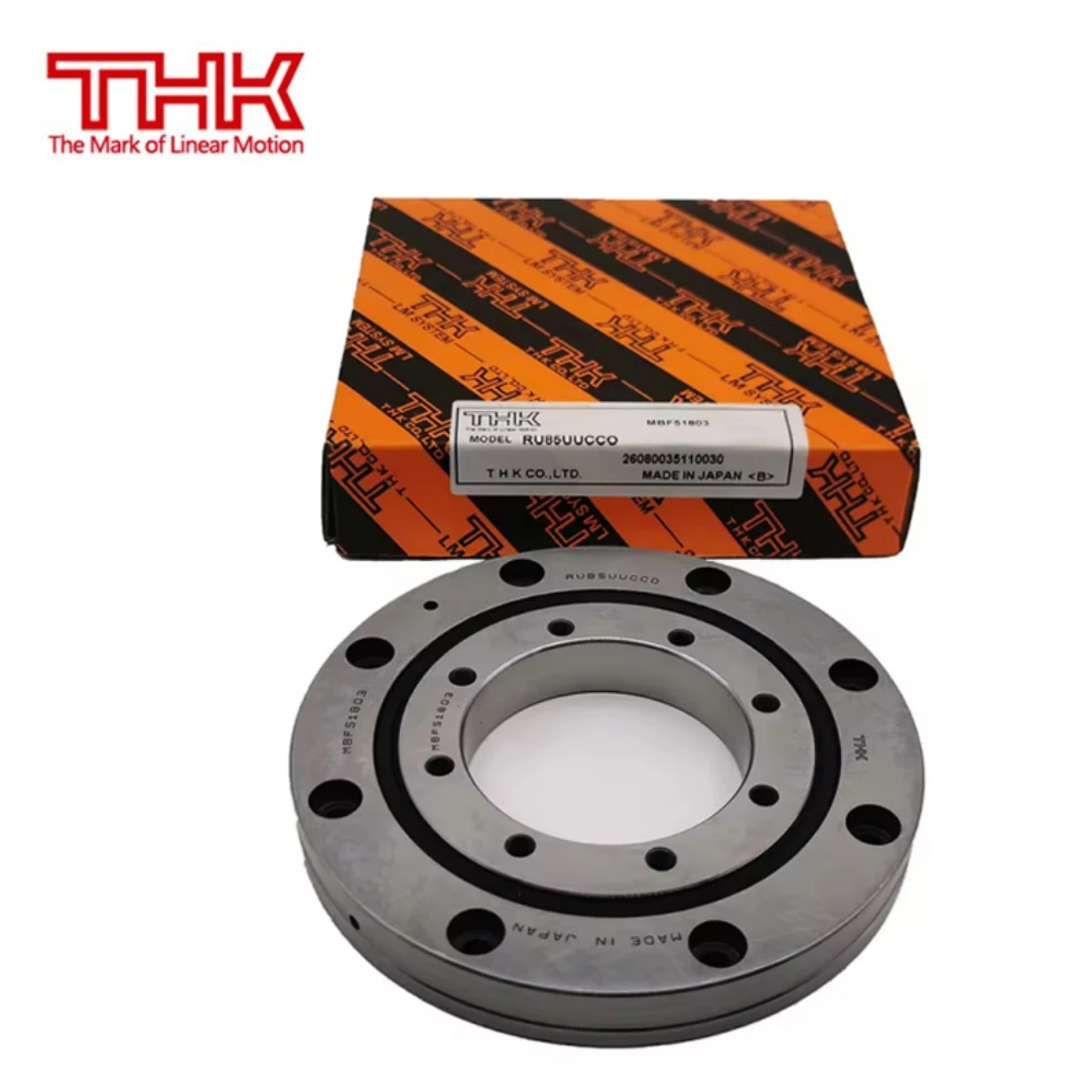 THK Original Cross Roller Rings RU42 RU42UU RU42UUC0 RU42UUCC0 Slewing Bearing Robot Arm Rotary Table CNC Machine