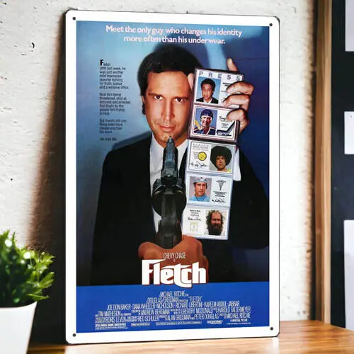 Fletch (1985), ΠΌΠ΅ΡΠ°Π»Π»ΠΈΡΠ΅ΡΠΊΠΈΠΉ ΠΏΠΎΡΡΠ΅Ρ, ΡΠΎΡΠΎΡΠ΅ΡΡΠΈΡ 8x12 Π΄ΡΠΉΠΌΠΎΠ² Fletch (1985), ΠΌΠ΅ΡΠ°Π»Π»ΠΈΡΠ΅ΡΠΊΠΈΠΉ ΠΏΠΎΡΡΠ΅Ρ, ΡΠΎΡΠΎΡΠ΅ΡΡΠΈΡ 8x12 Π΄ΡΠΉΠΌΠΎΠ²