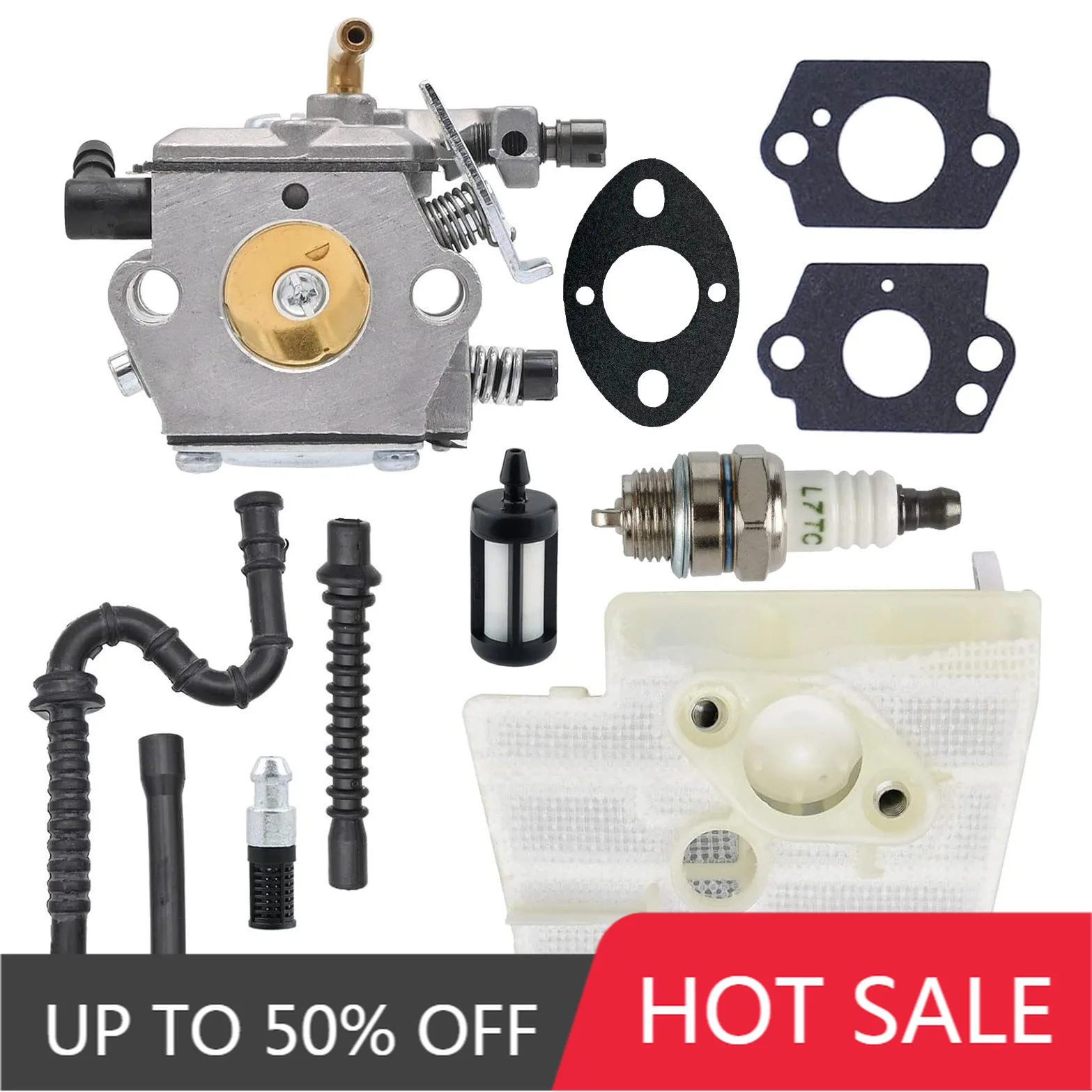 Lawn mower WT-194 carburetor suitable for Walbro Stihl MS260 024 026 MS240 chainsaw kit