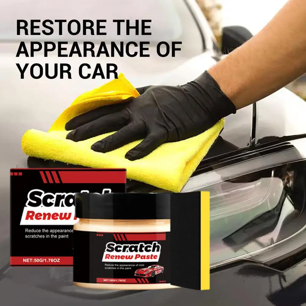 Car Scratch Remover - Professional Deep Cleaning Restorer | Time Saving Paint Light Scratch Remover Wax for Car for Polishi J3M4