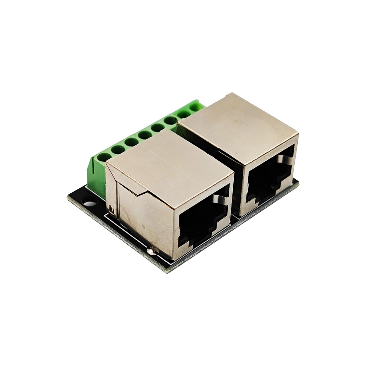 RJ45 network port adapter board RJ45 double female seat to 3.5 spacing 8P wiring terminal network port adapter circuit board