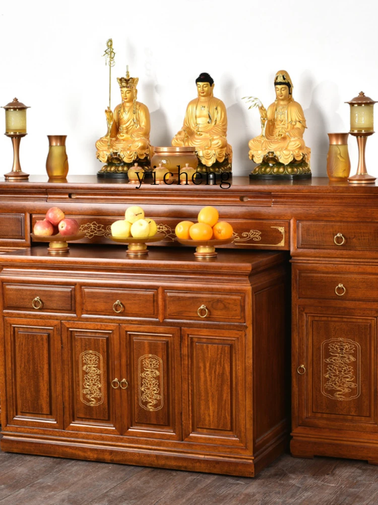 XL Altar Middle Hall Worship Table Altar Chinese Style Cabinet Altar Buddha Table Living Room Buddha Shrine