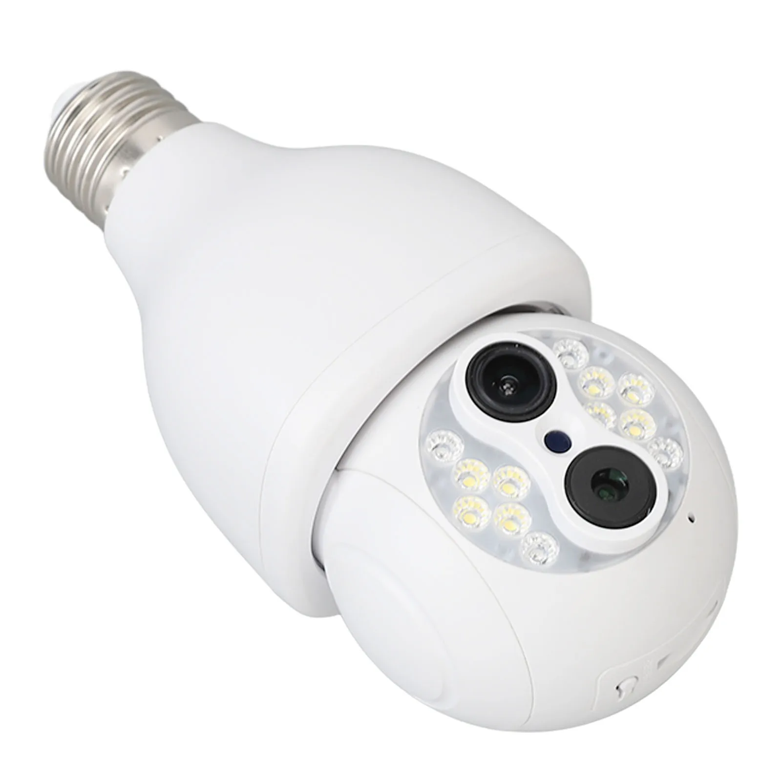 Security Camera WiFi Motion Detection 2 Way Intercom Dual Lens Surveillance Camera Night Vision Easy Installation for Office