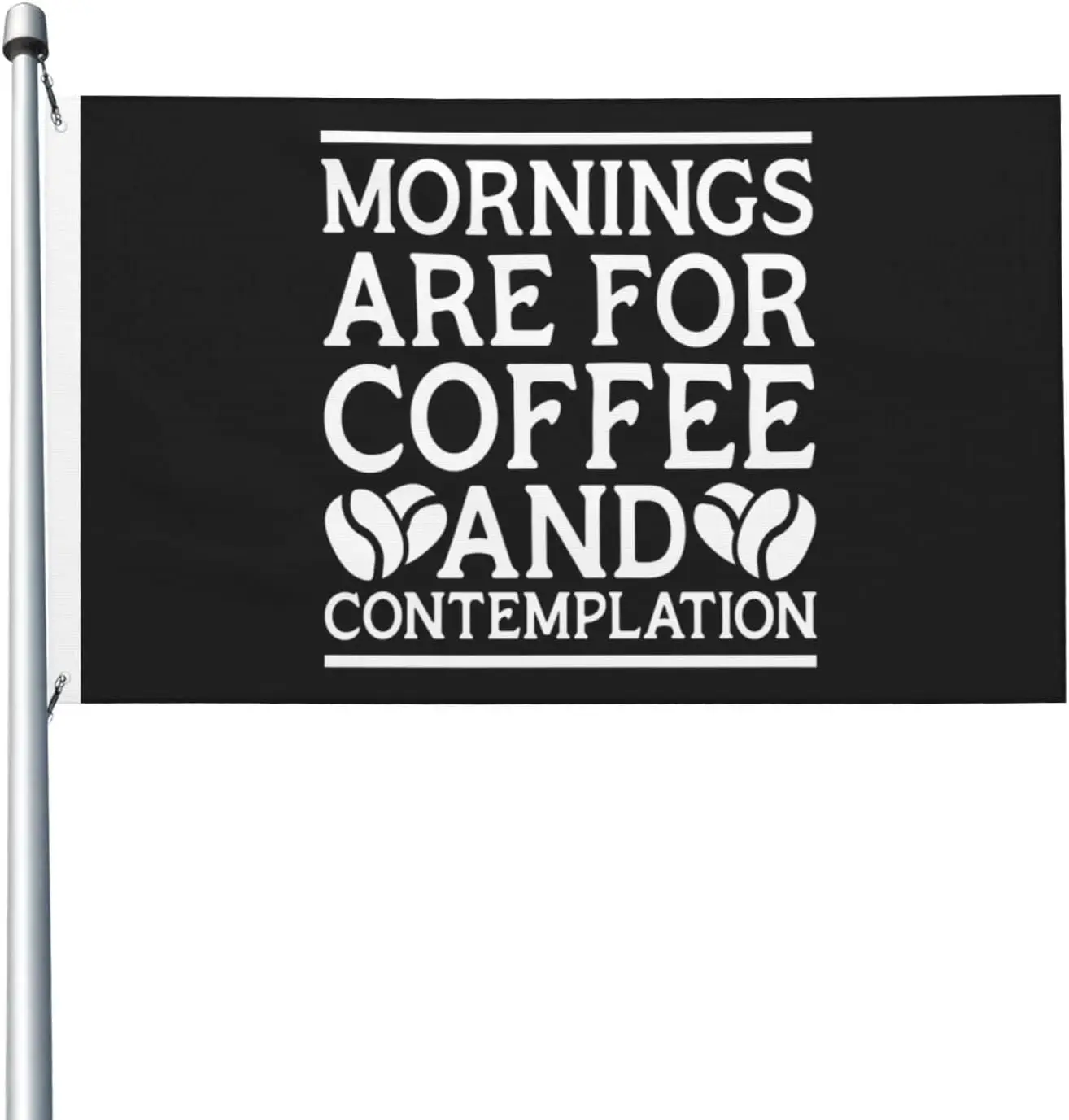 Flagnshow-100% polyester MorO2, sensation de café et de contemplation