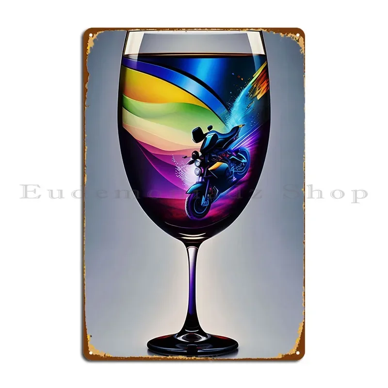 Wine Drive Metal Sign Pub Cinema Garage Party Custom Tin Sign Poster