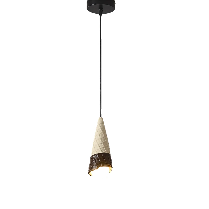 

Ice cream shaped pendant lights art decor children's room store casino bar bedroom bedside pendant lamps lighting