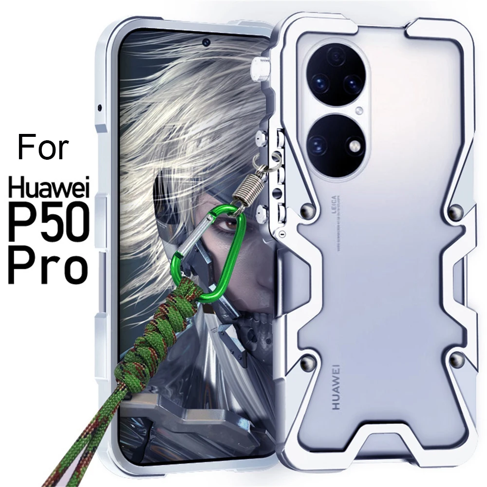 

Алюминиевый металлический чехол-бампер для Huawei P50 P50E P60 Pro, противоударный металлический чехол, ультралегкий чехол для Huawei P60 P50 Pro, чехол