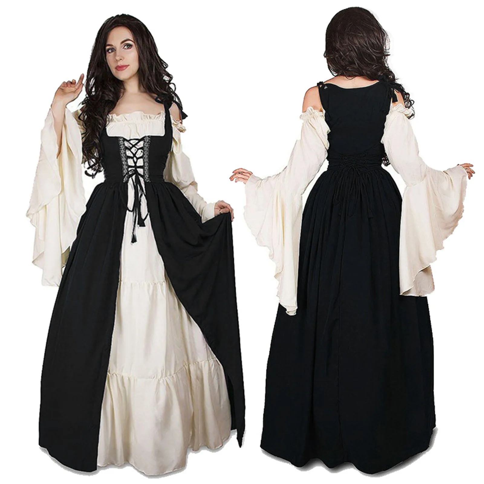 

Women Renaissance Dress Off Shoulder Elegant Greece Party Dresses for Dancing Party Proms Outfit