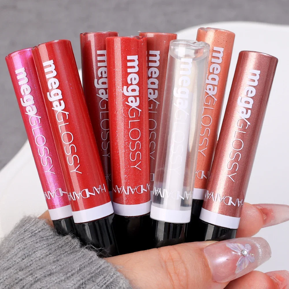 Waterdichte Parelmoer Rode Lipgloss Glanzende Diamant Blijvende Glitter Vloeibare Lippenstift Hydraterende Parel Lip Glazuur Vrouwen Lip Make-Up