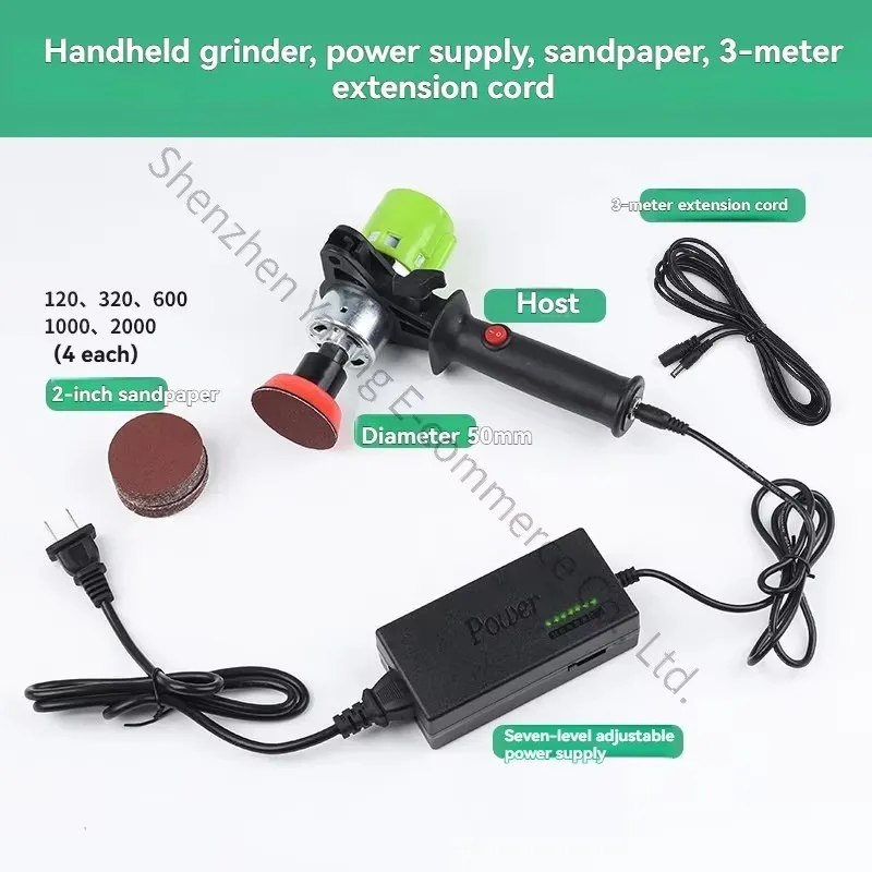 3 Inch New Electric Suction Cup Grinder Hand-held Sandpaper Dry Grinder High-speed Polishing Wall 1 Inch Grinder Putty