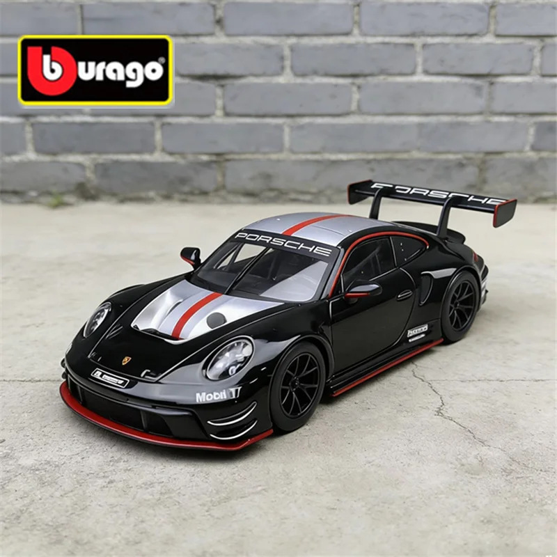 

Bburago 1:24 Porsche 911 GT3 R Alloy Sports Car Model Diecast Metal Toy Track Racing Car Vehicle Model High Simulation Kids Gift