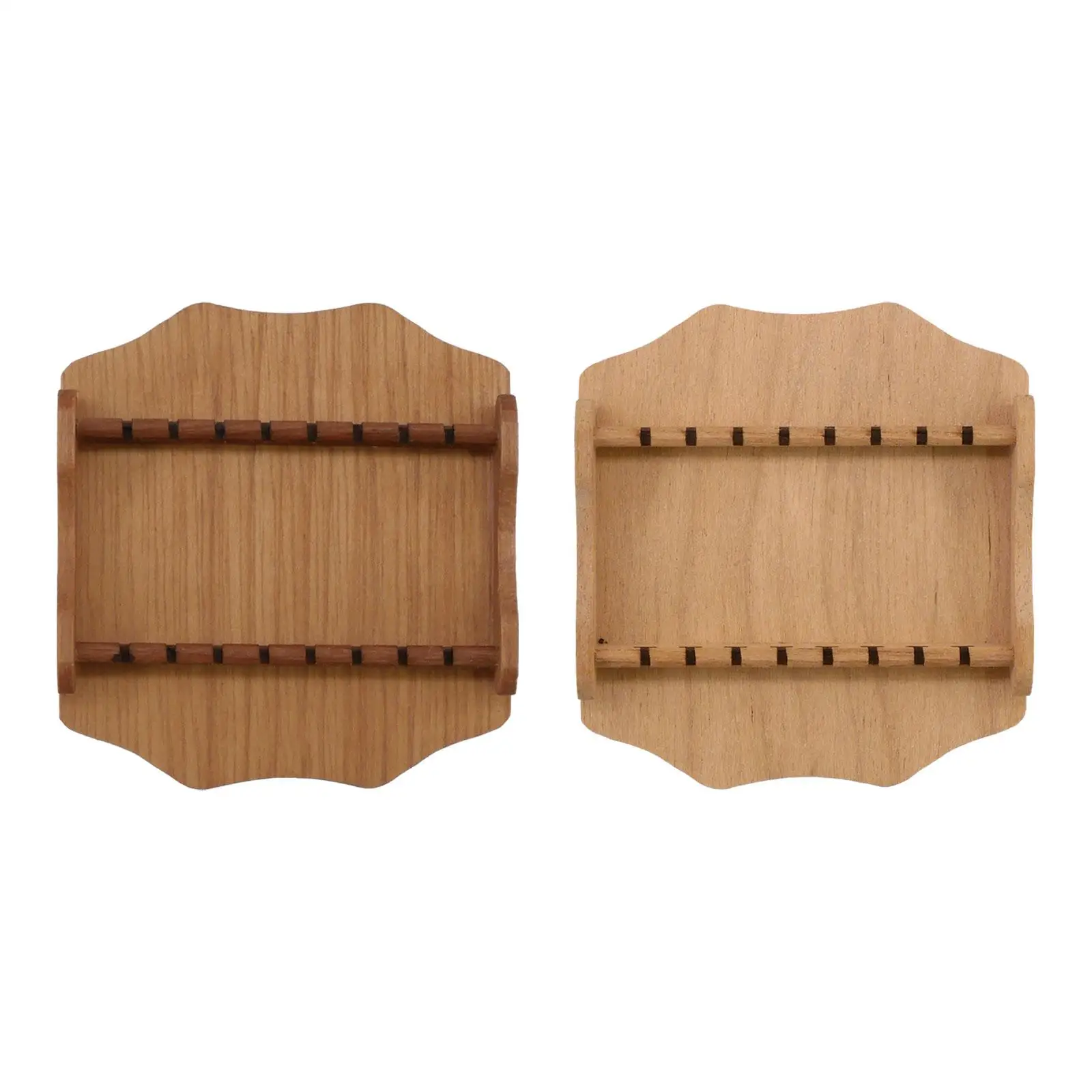 

Dollhouse Tableware Hanging Rack Mountable Pretend Toy Crafts Collections DIY Scene Mini Photo Props Wooden Spoon Fork Holder