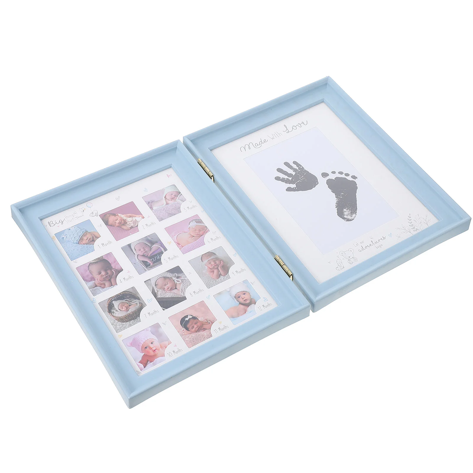 

Ink Pad Photo Table Baby Growth Pictures Handprint Desktop Ornament Decorate Photos Pvc Premium Material