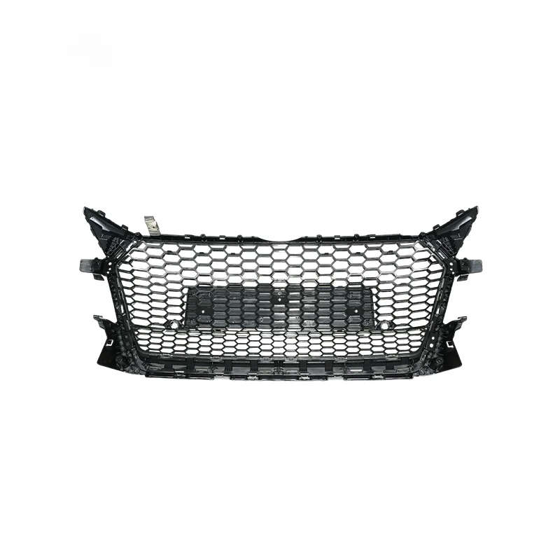 Car Accessories Primed ABS Plastic Front Grille Piano Black UV Treated For TT 2015-2018